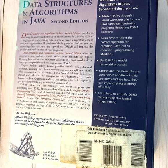 Book Set! Data Structures and Algorithms in Java Second Edition / C++ Using STL - Picture 5 of 7